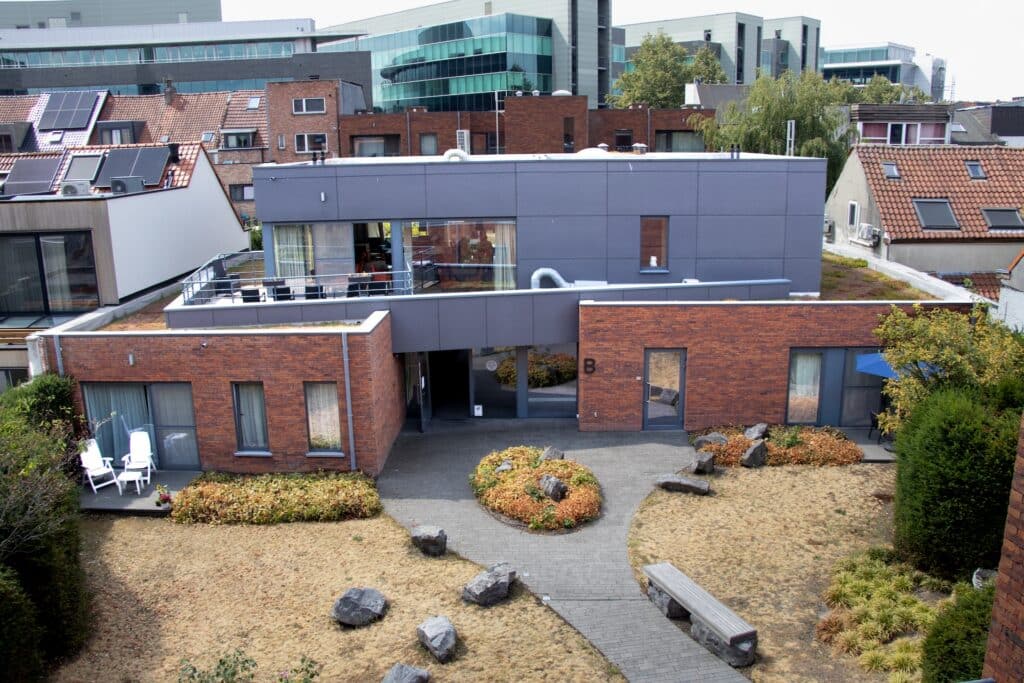 Exterieur in Residentie Moretus, Berchem