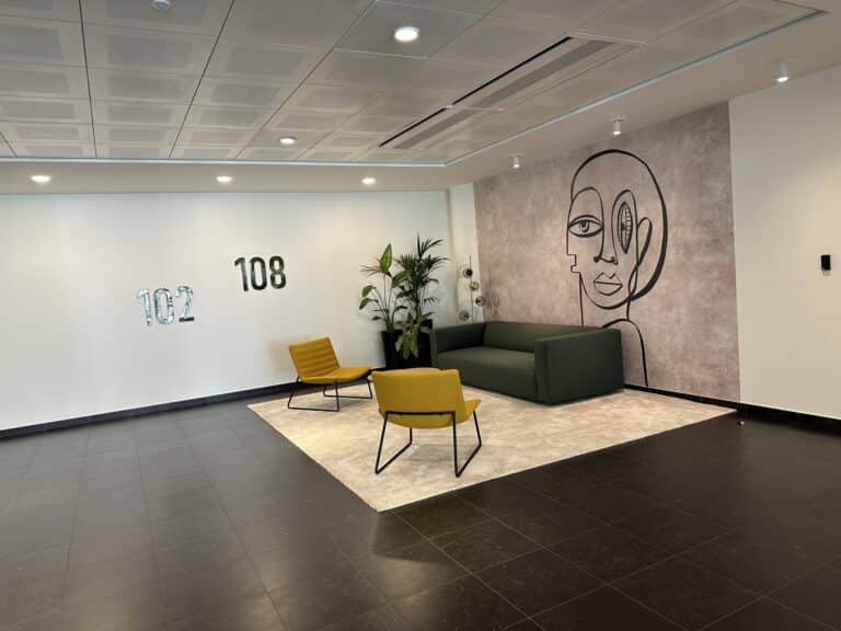 Interieur in Armonea HQ, Mechelen